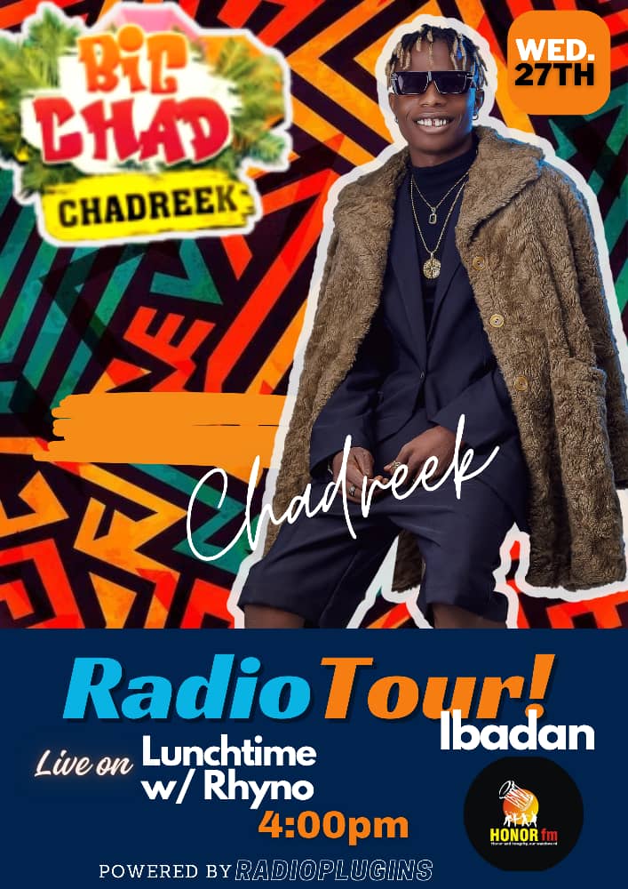 Radioplugins's tweet photo. #BigChadRadioTouR #Ibadan ๐๐ @chadreek #LiveOn #HonorFm
Vibes on Vibes w/ @iamrhyno007
#RadioPlugins #LettheWorldHear https://t.co/s8EBUUKL97