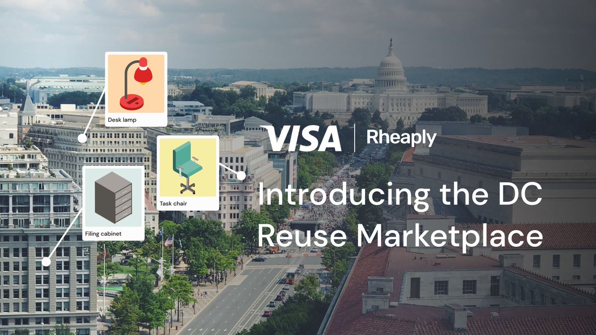 🚀 Big news for the DMV! Our DC Reuse Marketplace is now live, sponsored by @VisaNews. It's time to buy, sell & donate goods sustainably. Let's make DC a zero-waste city! buff.ly/3vArll5 #Sustainability #DCReuse #CircularEconomy
