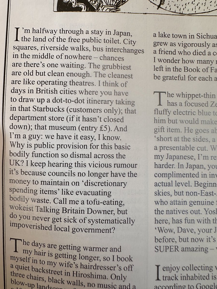 leannetritton's tweet photo. Why is public toilet provision so bad? @RealDMitchell compares the UK to Japan in the @spectator. @londonsoc @loos4london @FraserNelson @ageuklondon https://t.co/fdeDaZwNfN