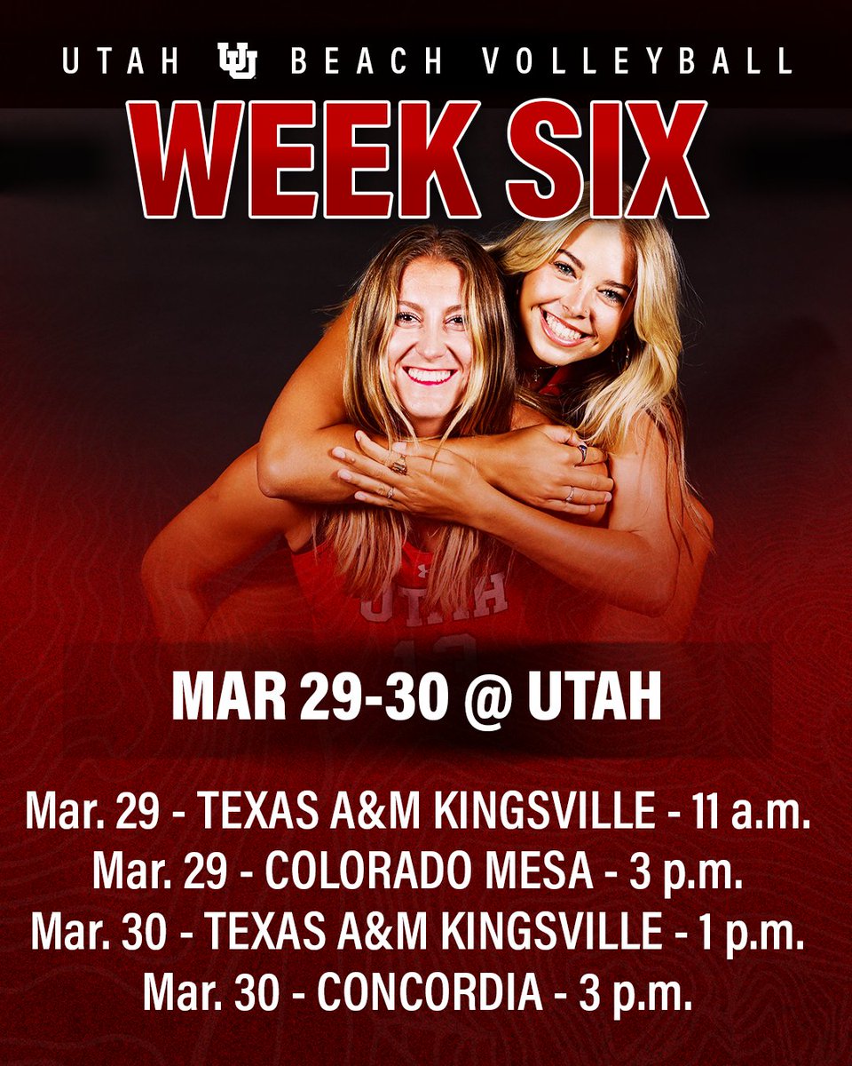 WE'RE COMING HOME! Come check out our home event this weekend and celebrate our 2️⃣ seniors, Camille Lee and Marissa Koch on Saturday 🙌 #GoUtes