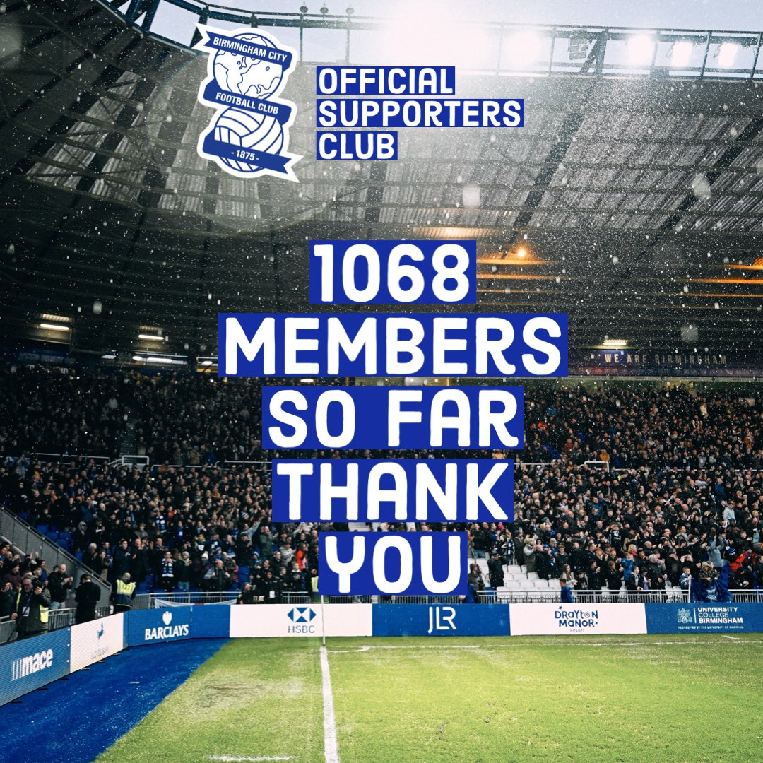 OSCBCFC's tweet image. Memberships are building nicely 

If you’re interested in joining click the link below #KRO #BCFC #OSCbcfc 🔵⚪️🌍🏐

bcfcosc.com