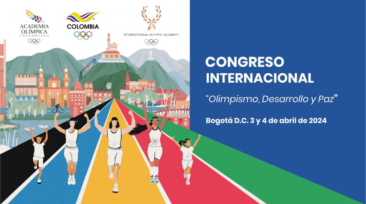 AcadeOlimpicol's tweet photo. Si desea inscribirse para participar en el Congreso Internacional Olimpismo, Desarrollo y Paz, los días 3 y 4 de abril, miércoles y jueves de la próxima semana, puede hacerlo de manera gratuita, a través de este vínculo: 

https://t.co/5tMcplXs4q https://t.co/i6ATRKt0aJ
