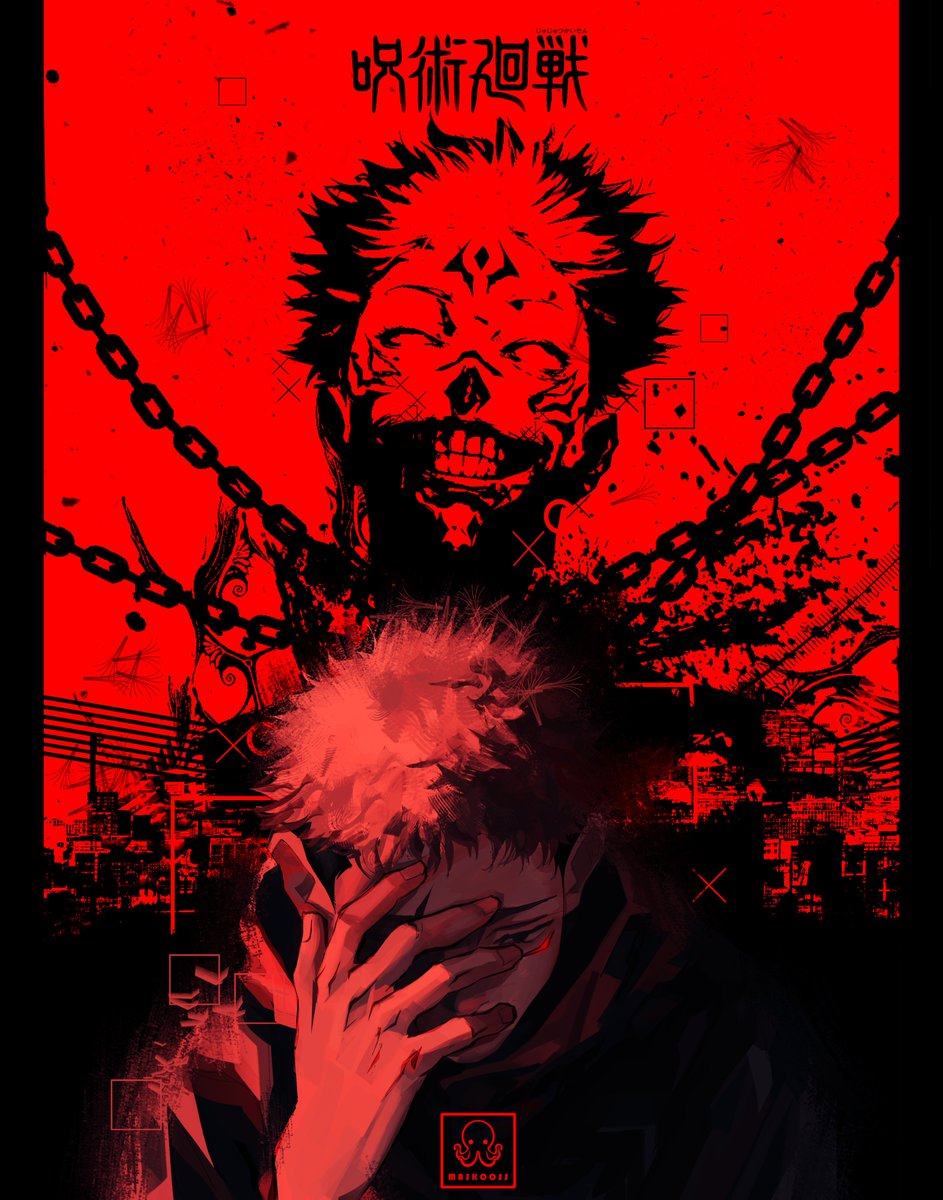 MASKOO185826's tweet photo. New version sry for the repost #JujutsuKaisen https://t.co/1cbljaM9fe
