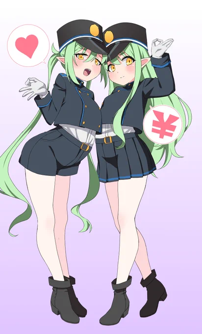シュポガキ描きました。差分はファンボックス(にございますのでよろしければご支援お願いいたします。 