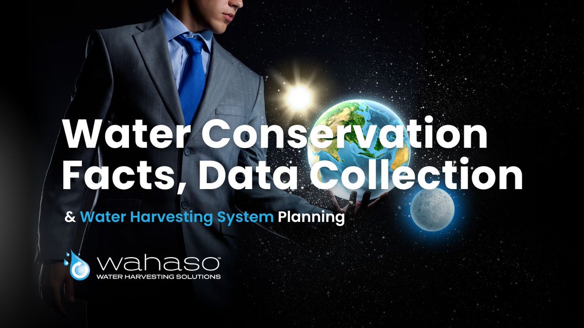 Water Conservation Facts, Data Collection &amp; Water Harvesting System Planning. Learn more: wahaso.com/blog/water-con…

#waterharvesting #waterconservation #wahaso