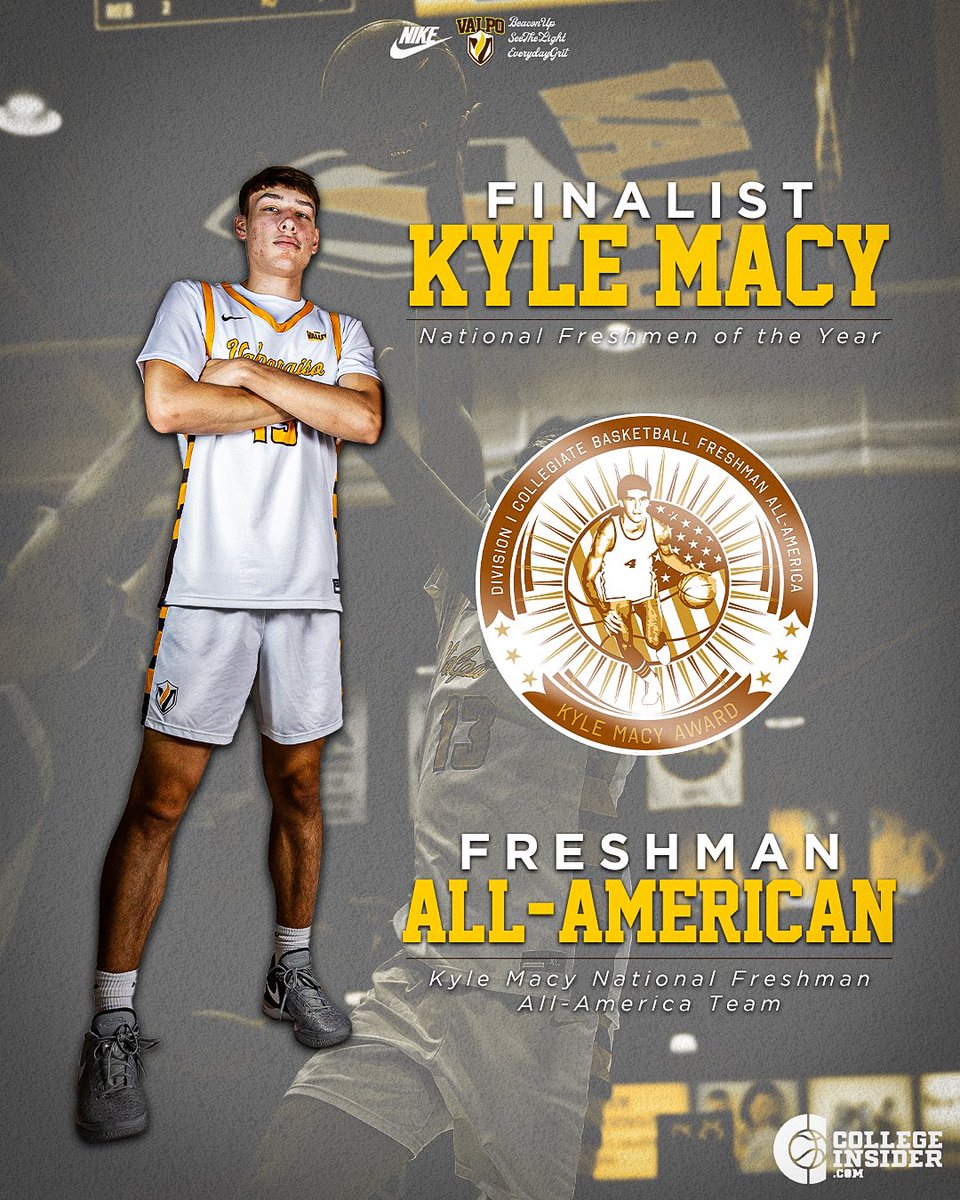 ValpoBasketball's tweet photo. More awards for our guy @SchwiegerCooper 🏆

Cooper was named a finalist for the Kyle Macy Award and a Freshman All-American by https://t.co/Fa6S59iwbO ‼️

#BeaconUp #SeeTheLight #EverydayGrit https://t.co/aOejizpFA9