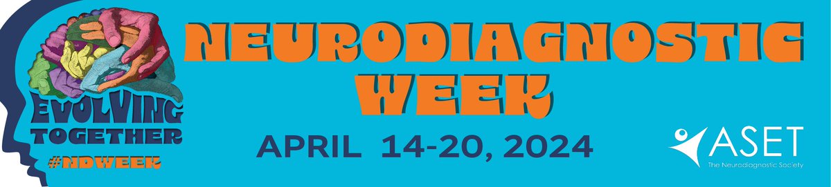 ASETsociety's tweet photo. Join us in celebrating our community of neurodiagnostic professionals during #NDWEEK!
This year’s Neurodiagnostic Week is all about ADVOCACY. Click here to see how you can get ready to celebrate: https://t.co/XfNIj3gQaA https://t.co/Y1LBdRcTF6