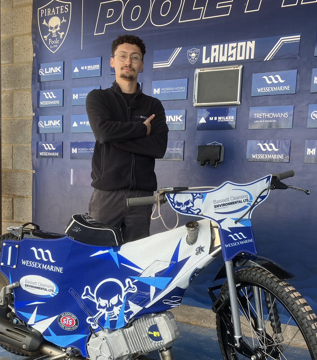 Unfortunately, this isn’t my announcement as <a href="/poolespeedway/">Poole Pirates Speedway</a> new Number One rider 🏍️

Tune in to <a href="/BBCSouthNews/">BBC Hampshire & Isle of Wight</a> this evening to see how the Pirates are gearing up ahead of the new Championship season 🏴‍☠️
