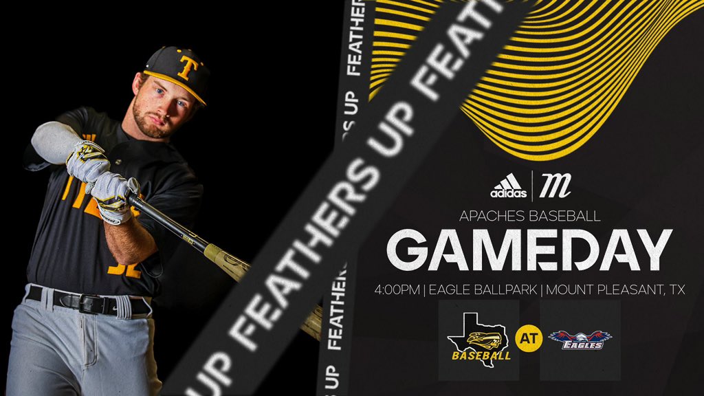 TJCBaseball's tweet photo. ‼️ GAME DAY‼️

🆚 - @NTCC_Baseball 
⏰ - 4:00pm 
📍 - Mount Pleasant, Texas
🏟 - Eagle Ballpark
📺 - https://t.co/wzWL7VdoxW https://t.co/pSz0iBZwsM