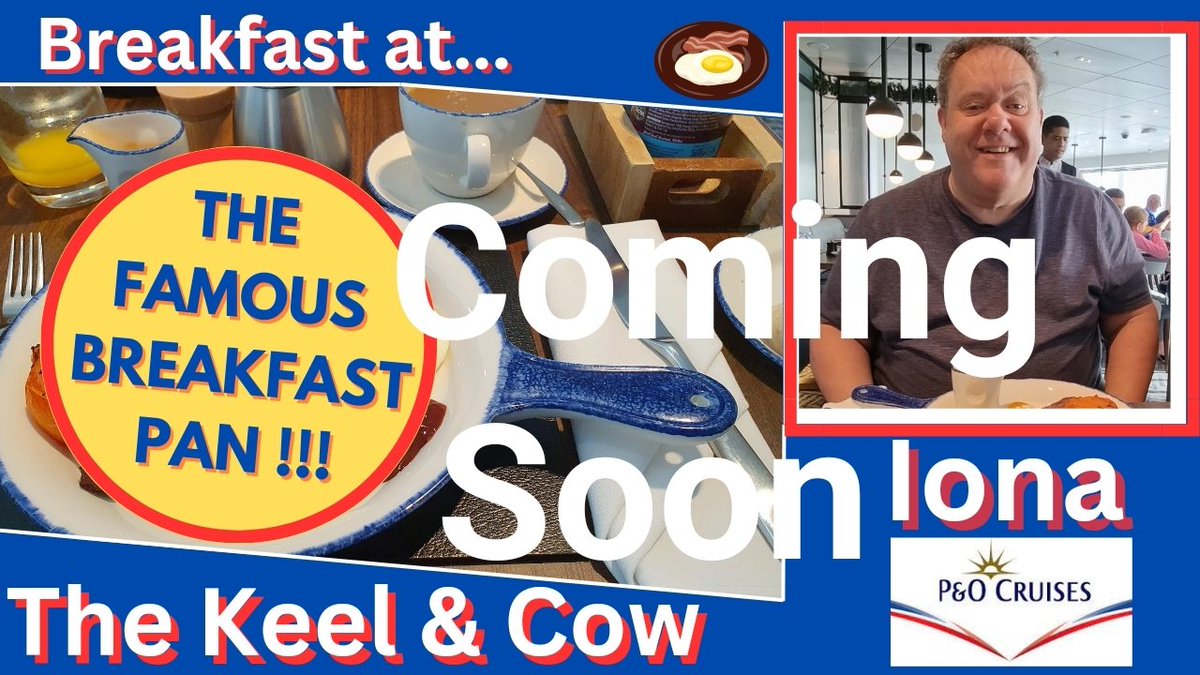 The_Cruise_Life's tweet photo. COMING SOON: Join me for breakfast at at 'The Keel & Cow' on board @pandocruises Iona as I try the 'Famous Breakfast Pan'!!! Will it live up to expectation? ๐๐๐ #cruise #cruising #breakfastpan https://t.co/K55vGI5KG6