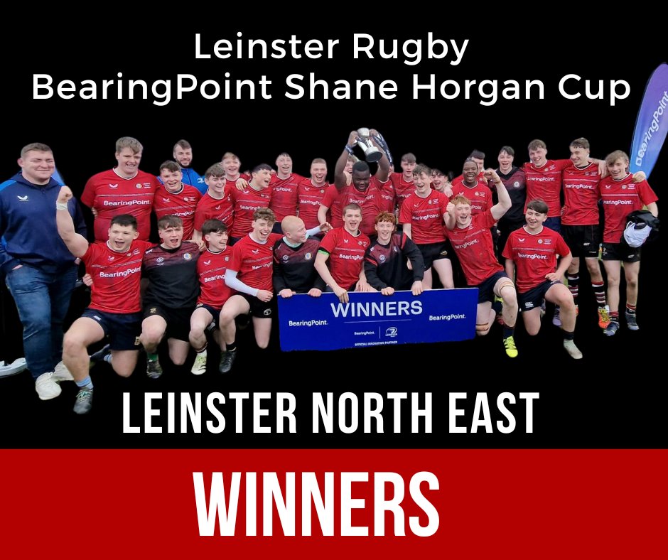 Congratulations to the U16 Leinster North East team who were joint winners of the Shane Horgan Cup, tying with Leinster North Midlands at the top of the table. Well done to all the squad!