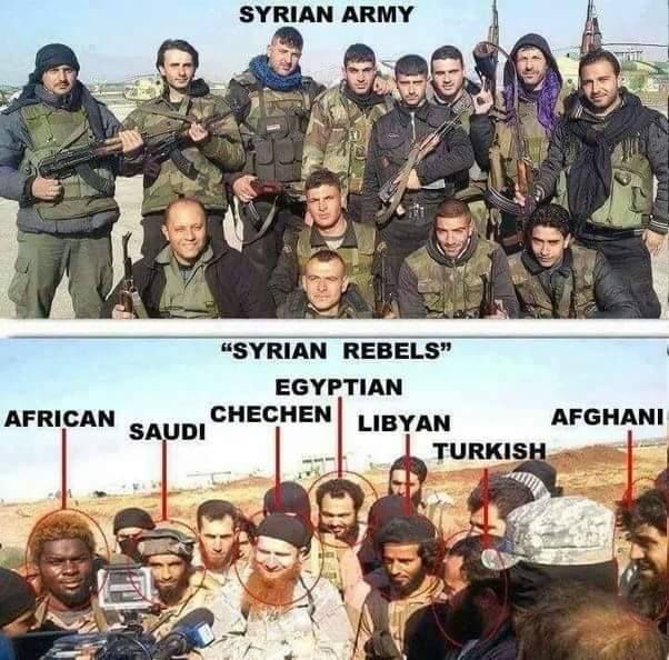 Yes, so much diversity! #SyriaHoax