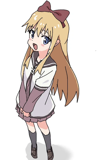 京子ちゃんはぴば!最近絵を描く余裕ができてきた〜(・v・)!#ゆるゆり活動日記#歳納京子生誕祭2024 