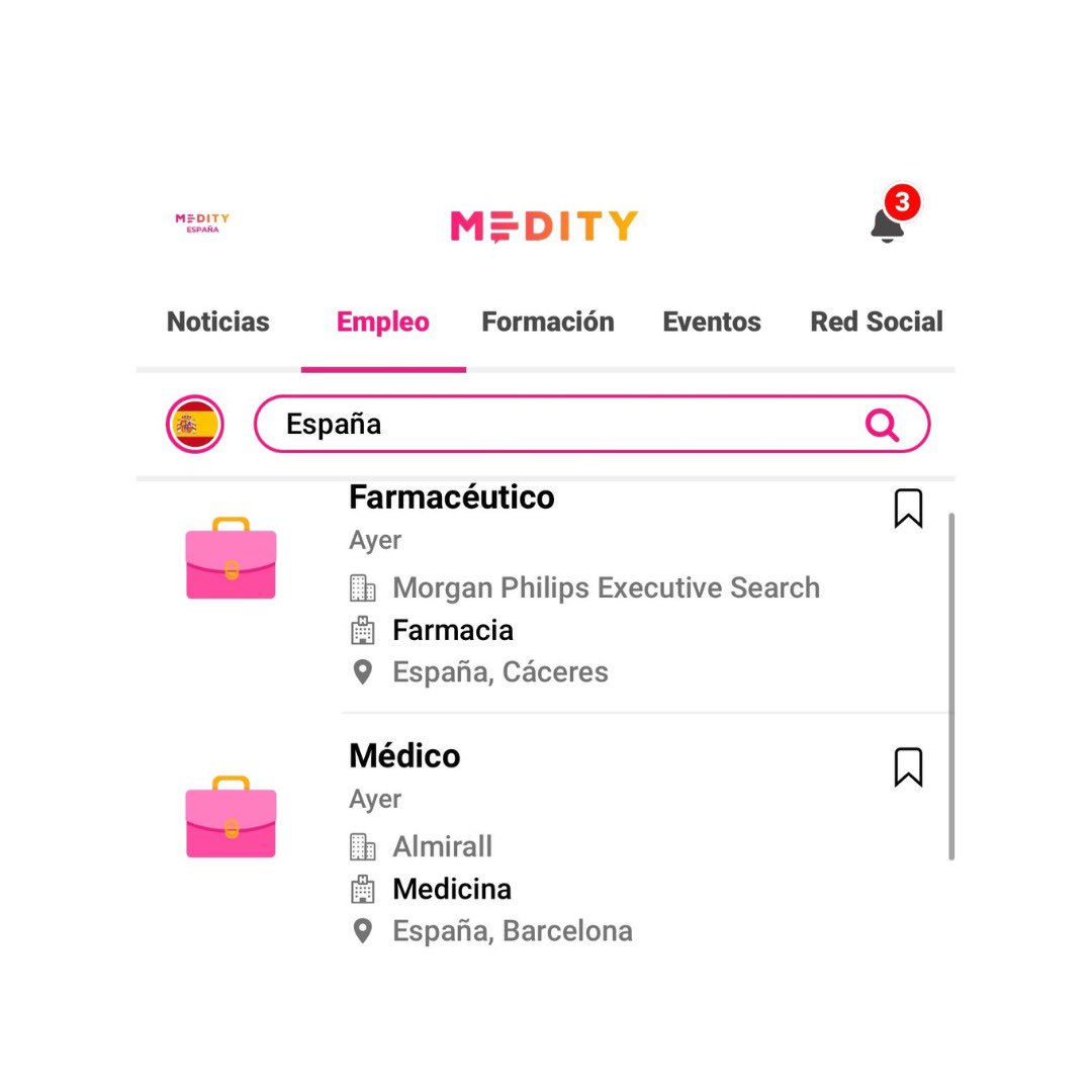 MedityApp's tweet photo. ¿Eres profesional de la salud y estás buscando trabajo? 

En Medity App vas a encontrar el ✨ trabajo de tus sueños ✨

#empleo #mir #enfermera #medico #farmacia #tcae #auxiliar #ofertadeempleo #oportunidadlaboral https://t.co/PuUC9Nnni4