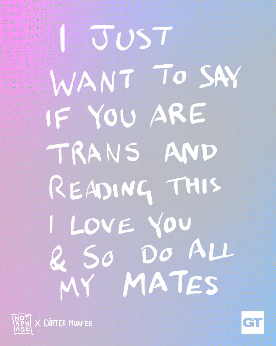 Happy Trans Day of Visibility, everyone 🏳️‍⚧️⁠
⁠
To mark this day, we're spotlighting this incredible collab between <a href="/NotAPhaseOrg/">Not A Phase</a> and <a href="/dirteemurfee/">Cerys Murphy</a> 🤍