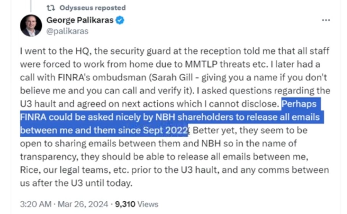 swaynevada's tweet photo. #MMTLPARMY
Great video, and #FOIAFUN 💡
MMTLP: BREAKING NEWS! George Palikaras Explains Why He Didn't Stop FINRA... https://t.co/uPG4Di8PkU via @YouTube https://t.co/VBrnjncKv6