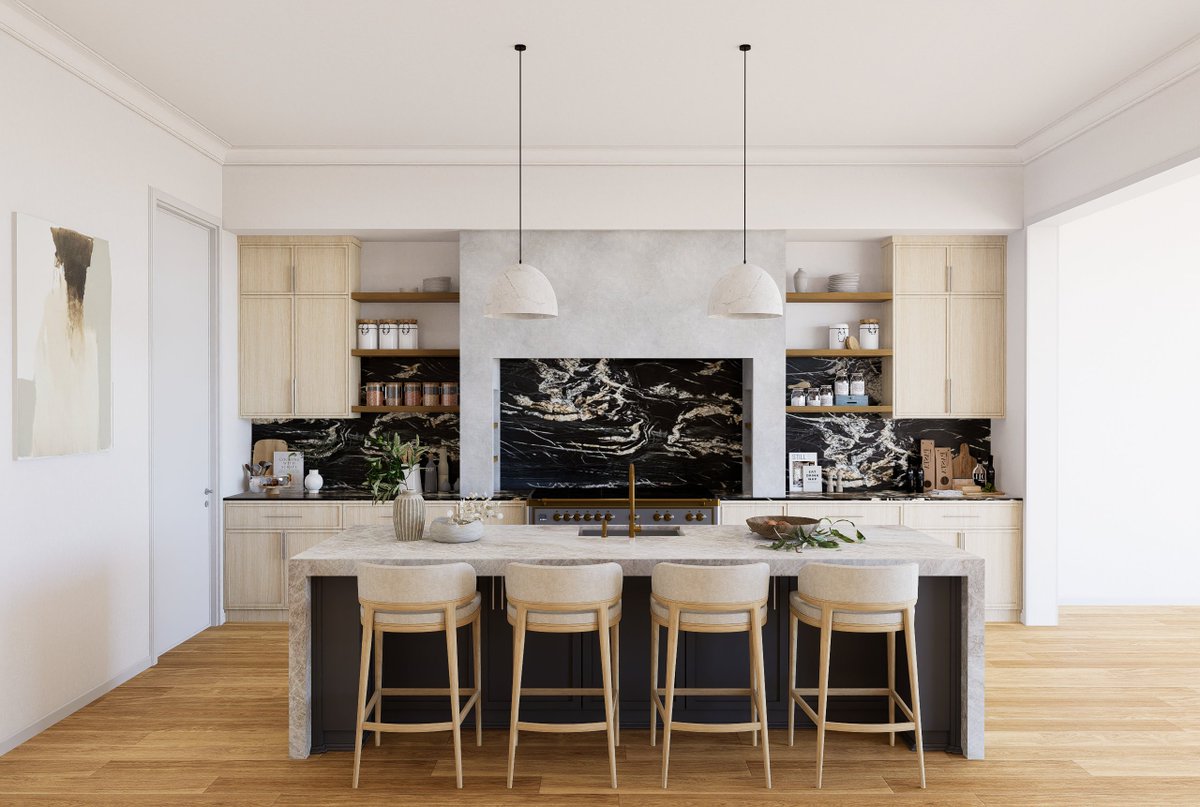 BlackTaurusInc's tweet photo. Mesmerized by the perfect harmony of Belvedere Granite and Taj Mahal Quartzite in this beautiful kitchen 😍

Come see these exquisite stones in person at our Irvine showroom today 🏡

#tajmahalquartzite #belvedere #quartzite #granite #quartzitecountertops #granitecountertops https://t.co/uGNdXVlj8C