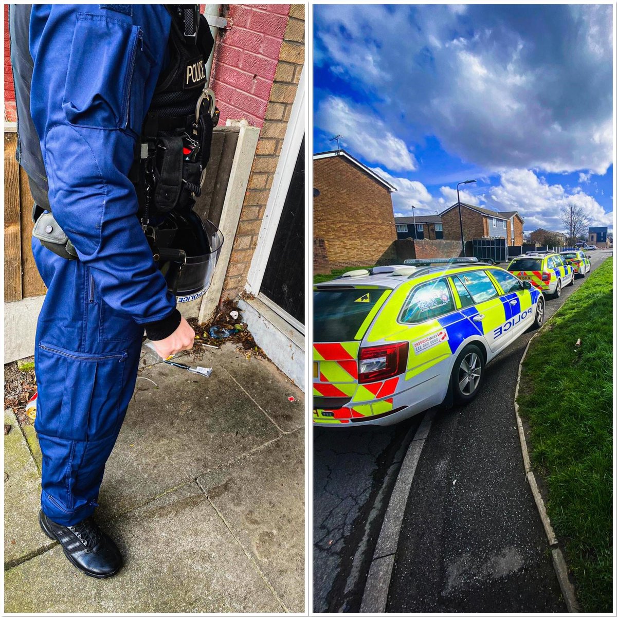Trafford Neighbourhood officers have today successfully executed a warrant with GMP dog handlers at an address in Sale for a dangerous dog. I encourage you to all remind yourselves of the new legislation around dangerous dogs that was introduced this year 2024.