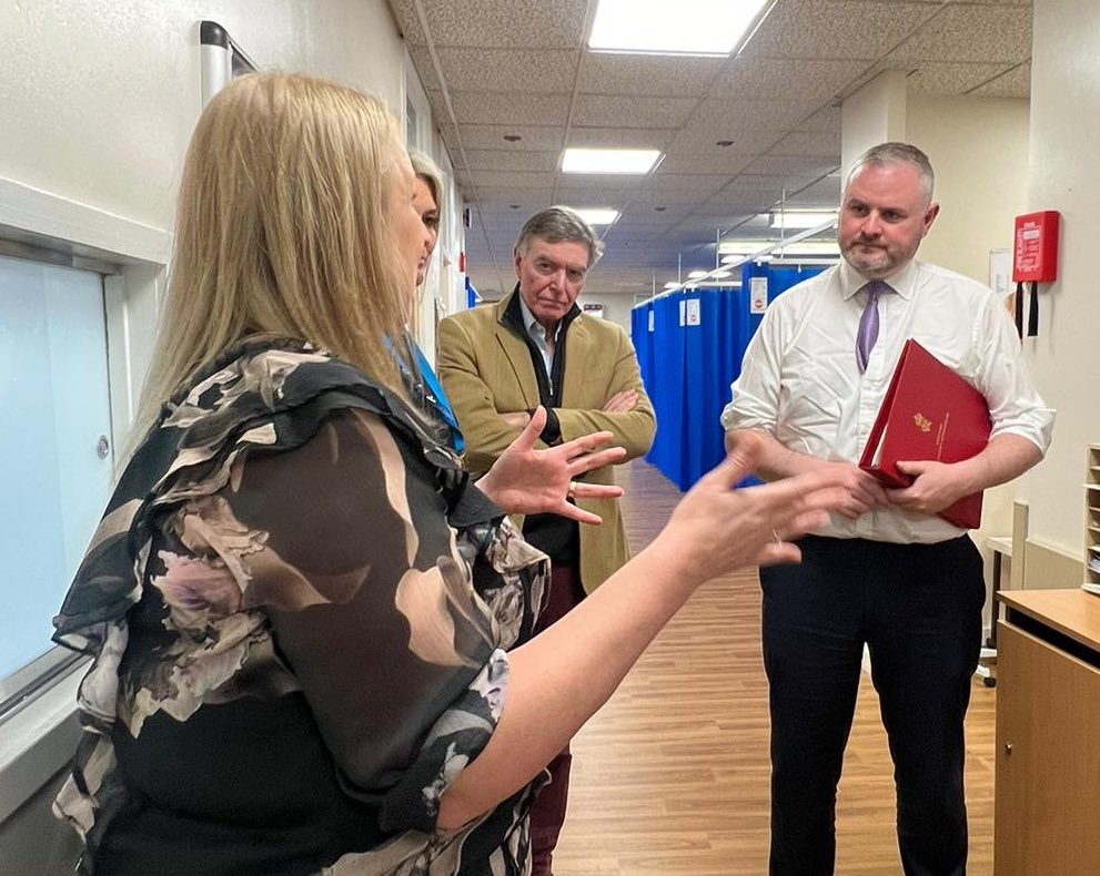 Great visit to Ludlow Community Hospital to learn about the care its NHS workers offer to the rural population. I want staff to have access to the best facilities so they can provide world class care, and we’re investing £4.2 billion into estates over the next financial year.