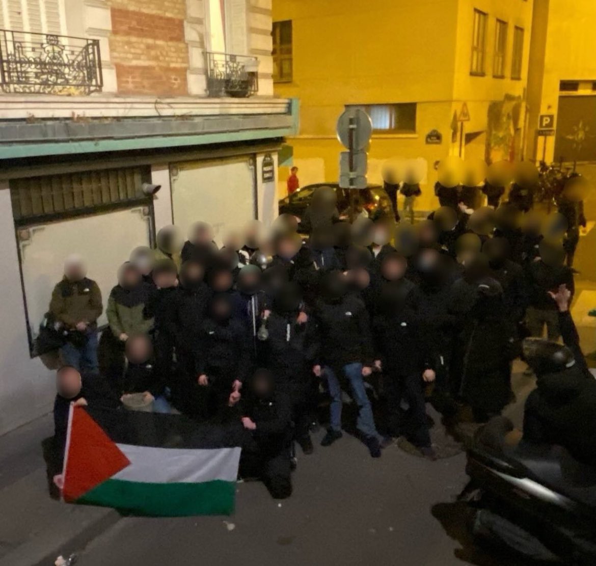 Le groupe Unité Juive, issu de l’organisation fasciste de la LDJ, a menacé d’attaquer une conférence sur les crimes sionistes en Palestine, en taguant « à ce soir » sur les murs du CICP. La jeunesse antifasciste parisienne s’est mobilisée, ils ne sont jamais venus.