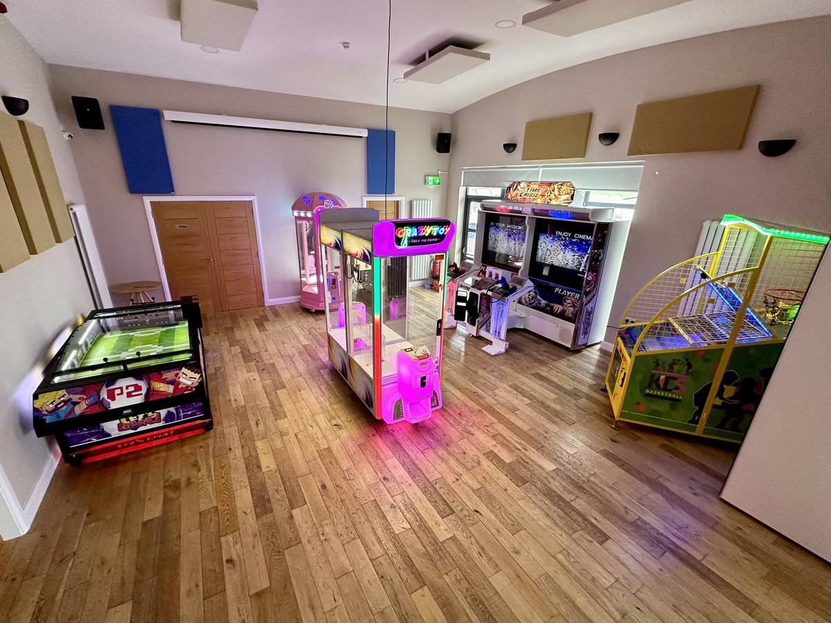 SKCGamingNI's tweet photo. Arcade installation carried out this morning for the largest holiday park on the North Coast. 

Almost ready to go and just in time for Easter!

Give us a call if you need any gaming or amusement equipment for your venue. 

☎️ 0345 500 2468 https://t.co/wutdaiAOGR