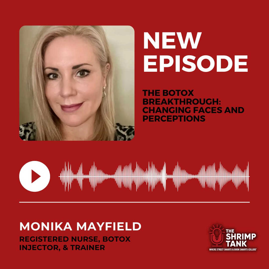 From a certified EMT to an expert in dermatology and plastic surgery, Monika Mayfield shares her experience in the world of cosmetic injections. Check out her episode now! youtube.com/watch?v=mul6-L… #shrimptank #theshrimptank #entrepreneur #business #businessowner #leader #ceo