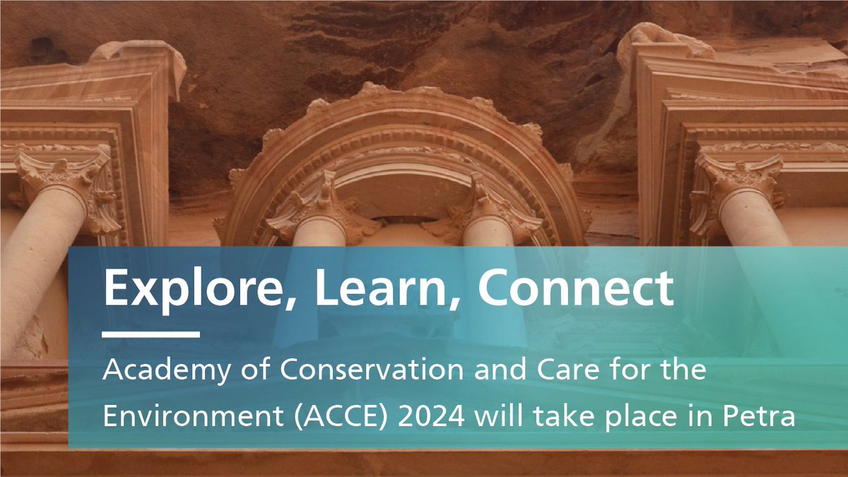 📢This year the The Academy of #Conservation and Care for the Environment (ACCE) will take place from 18/10/ - 01/11/2024 in #Petra, Jordan. There is an Open-Call for participants: ibp.fraunhofer.de/en/projects-re… @uni_bamberg_of @UniofOxford