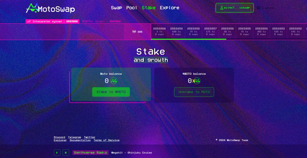 brainyield_'s tweet photo. i saved the best for last this morning😎

if you've been reading my @base content lately check this shit out👇

@motoswap will be the UNISWAP of BITCOIN

that's right, all the fun games you degens like to play on SOL and BASE will soon be coming to the most decentralized and secure blockchain on earth😎

the best part?

$MOTO stakers and LPs get revenue-share on each and every swap (1.00% swap fee) 0.6% for LPs and 0.4% for stakers🔥

get ready for fun and games this summer on the one and only #BTC