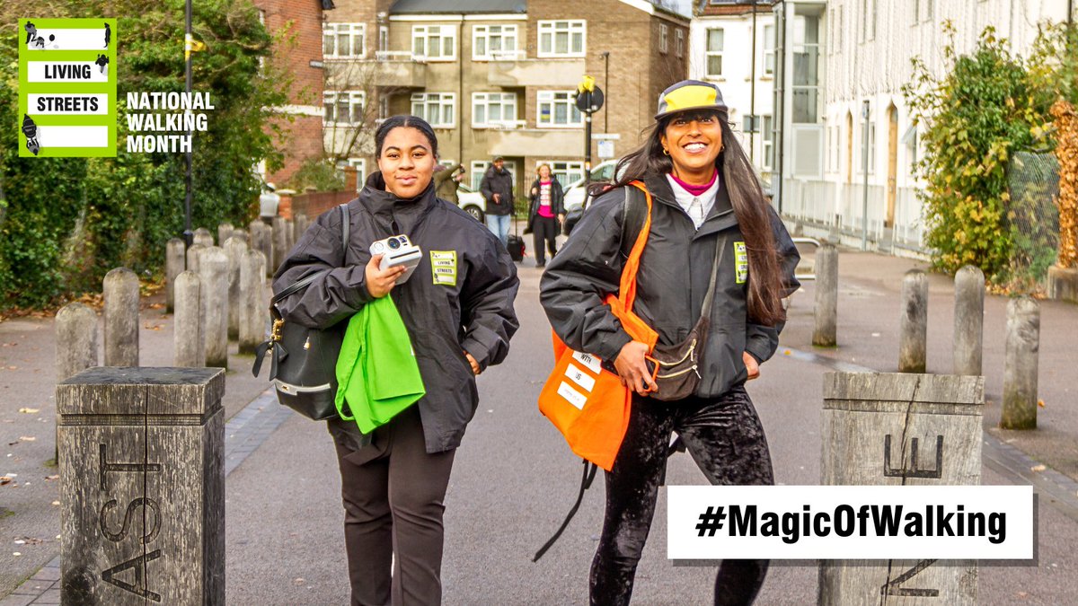 One month to go until #NationalWalkingMonth! We are so excited to showcase #TheMagicOfWalking – and we hope you are, too ✨ Check out our news, stories and handy tips livingstreets.org.uk/get-involved/n…