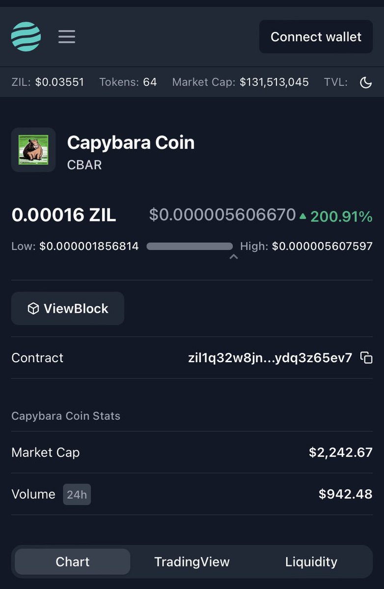 $CBAR is now listed on <a href="/zilstream/">ZilStream</a> 

#Zilliqa