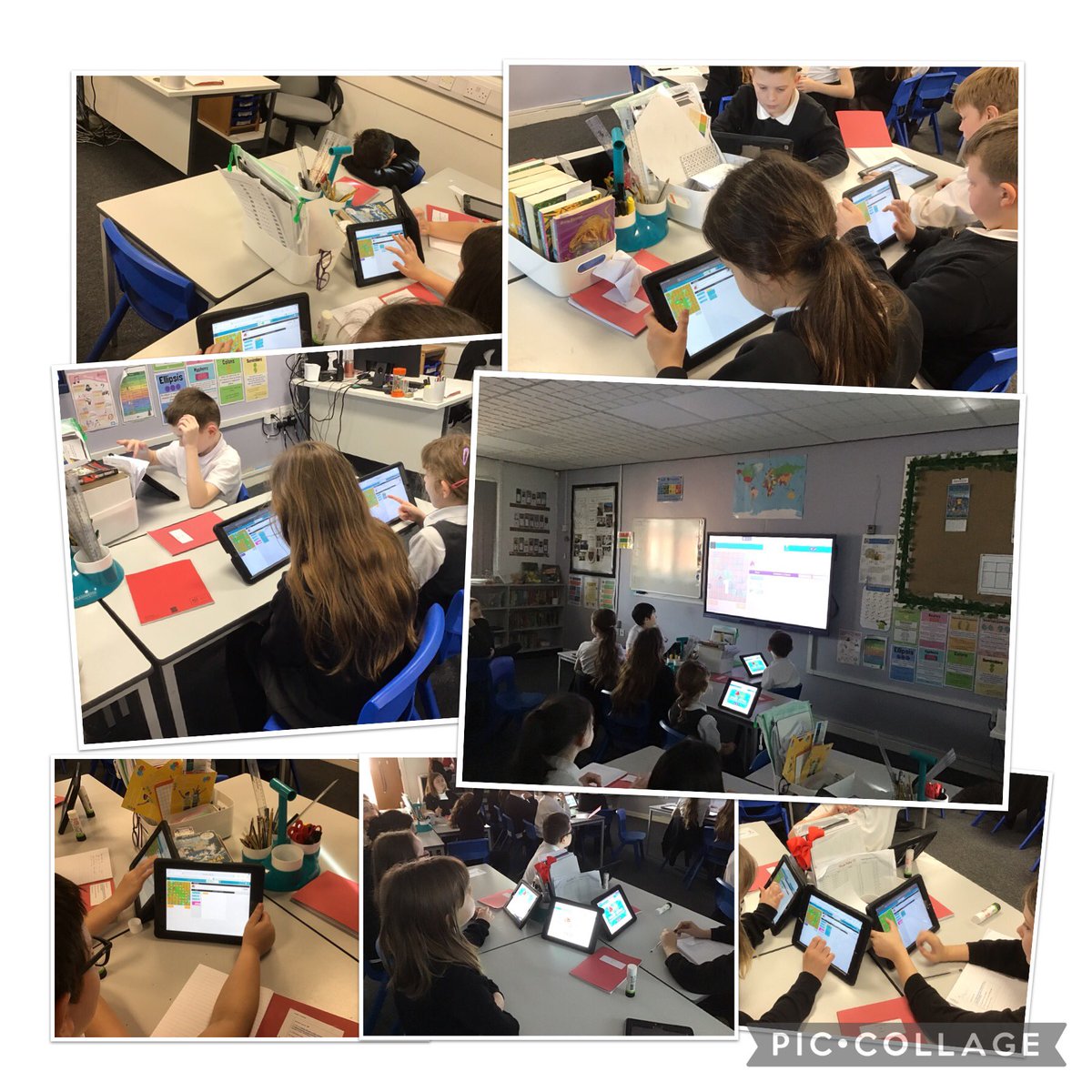 In computing, 5P have been using their sequencing and debugging skills to program their robot to carry out certain instructions in coding. They have been learning how to use loops and simple algorithms. <a href="/MoorsidePA/">MoorsidePA</a> #moorsidepa #moorsidepacomputing