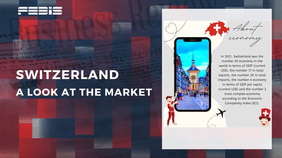 FebisOf's tweet photo. ๐จ๐ญ๐What are Switzerland's Trade Trends: Exports, Imports, and Latest Economic Insights?๐ก
๐ Read here the full study by ๐๐๐๐๐ฆ member ๐๐๐๐
:https://t.co/p2VtnSht2c
#FEBIS #SwitzerlandTrade #EconomicInsights #data #businessinformation #creditriskmanagement #b2b https://t.co/cYNmnaFlVh