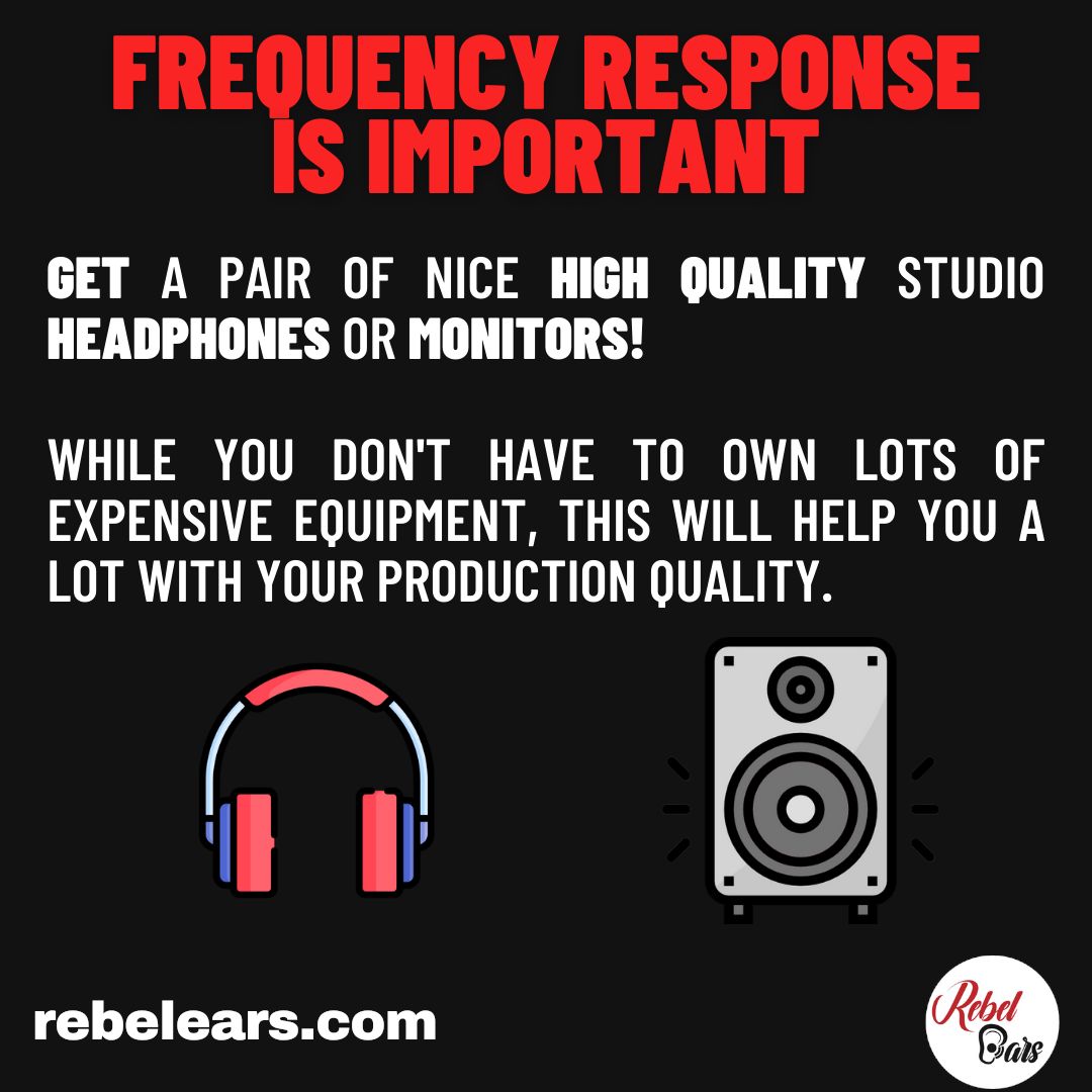 rebelears's tweet image. Audio Tip: The Importance of Frequency Response!

Unlock the full potential of your productions with quality studio monitors or headphones

Elevate your audio game and hone your craft with the right tools!

#AudioTip #FrequencyResponse #StudioMonitors #RebelEars #RebelEarsPodcast