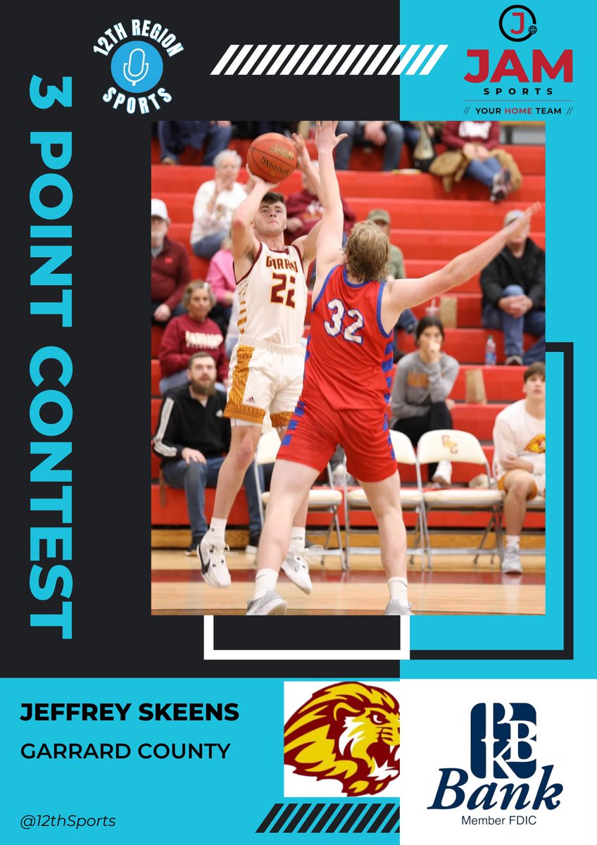 ALL STAR EVENT🏀

⭐️Jeffrey Skeens of @GarrardBball_ ⭐️

🗓️Tommorrow Night- March 28th
🕕 6:00pm-9:00pm at DCA

Sponsored by: Jam Sports and <a href="/PBKBankKY/">PBK  Bank</a>
