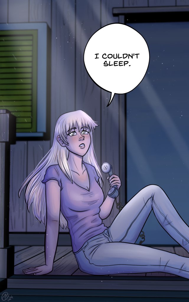 ta_teufel's tweet photo. My entry for @miss_misery8 #EarthshinePanelRedraw event! I just loved the moment in this panel. Yulia sitting in the moonlight. https://t.co/UzI5nCHnIe