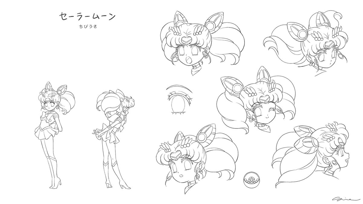 Chibiusa should also be considered Inner senshi right? I don’t think Naoko gave her first transformation form a brooch design (correct me if I’m wrong, so I did one based on Usagi’s. #SailorMoon #セーラームーン #chibimoon