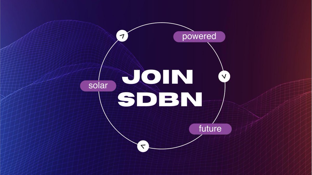 🌞 Ready to support the future of sustainable energy? 💡 SDBN3 tokens offer a unique opportunity to contribute to the advancement of clean solar power. 🌱 Join the movement towards a greener planet by purchasing SDBN3 tokens today! ☀️ #SDBN3 #SustainableEnergy #SolarPower #SDBN