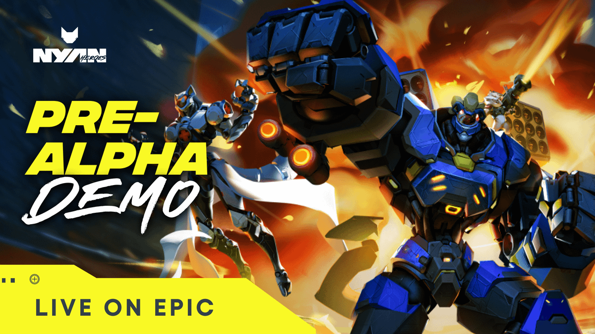 nyanheroes's tweet photo. Come join the Fight for Glory! 🔫 😼
👉 https://t.co/VM2UNSofGD

🔗 Connect your Epic Account
🔽 Download Nyan Heroes Pre-Alpha
🎮 Get Gaming
🐱 Collect MEOWS! https://t.co/7IFlDOwWxX