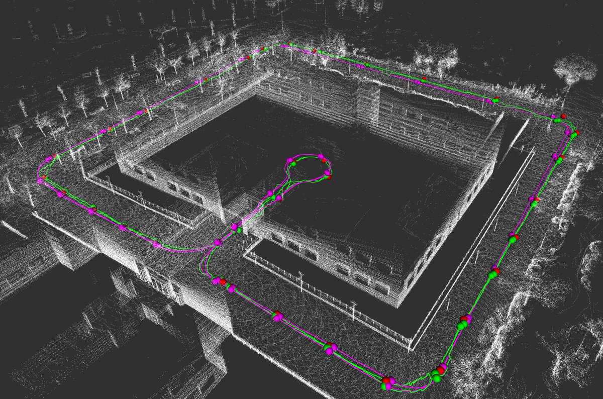 Fmrico's tweet photo. A new round of experiments is complete. Our Multi-Hipothesys Monte Carlo localization algorithm, fully integrated with #Nav2, works perfectly at indoors/outdoors non-planar environments.
#science #robotics https://t.co/jYra4pIP94