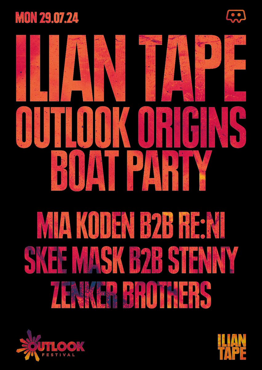 We feel very blessed and excited to do a stage takeover and a boat party at Outlook Origins this summer! @OutlookFestival