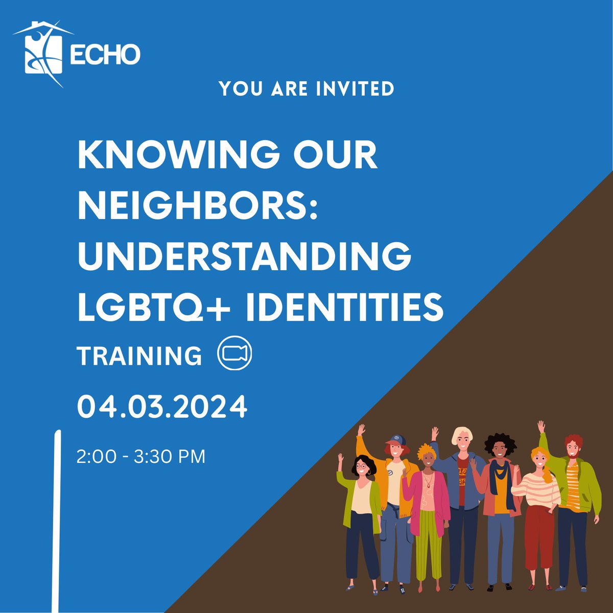 You are invited! Participants will receive an overview of LGBTQ+ identities, exploring both sexualities and gender identities. 

Whether you're an ally or a member of the LGBTQ+ community, you'll walk away with ways to enhance your cultural competency.
Register now! Link in bio