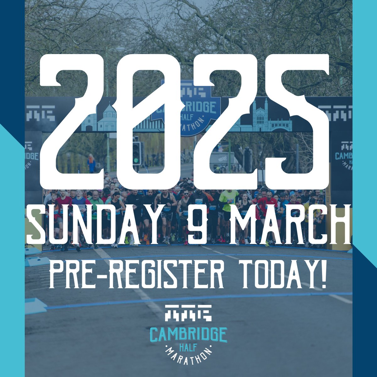 MARK YOUR DIARIES NOW!
We're thrilled to be able to share our date for next year's event! Entries will be in high demand so make sure you're 'Pre-Registered' if you want to run in the #TTPCambridgeHalf 2025 📷
cambridgehalfmarathon.com/mailing-list-f…🏆