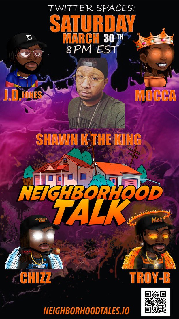 🎙️✨ Exciting news! Join us this Saturday, March 30th at 8pm EST for another captivating episode of 'Neighborhood Talk' hosted by @officialjdjones , @moccaOnTheBlock & @TROYB_Official featuring the one and only @SKTheKingYT! 🎉 Tune in for insightful discussions, laughs, and…