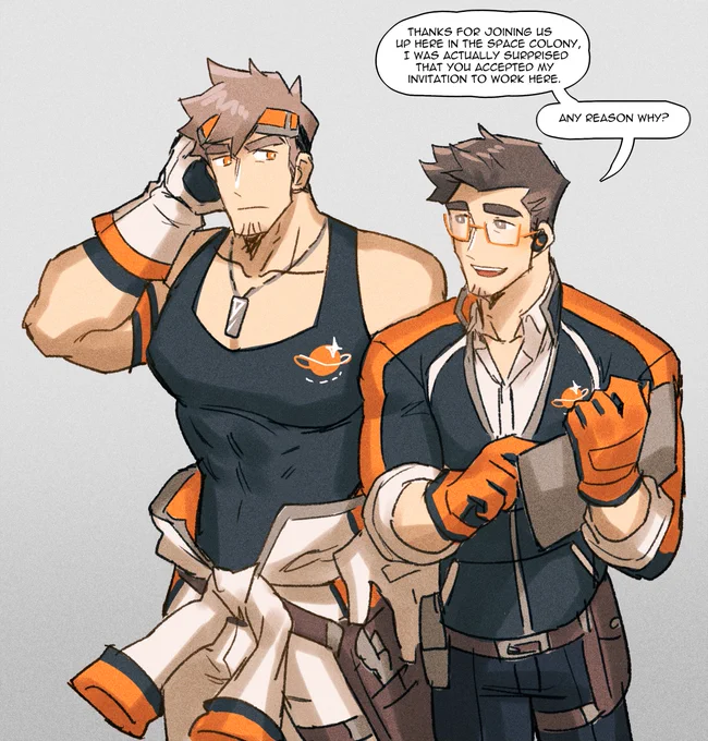 [OC] old man yaoi(?) 🪐 