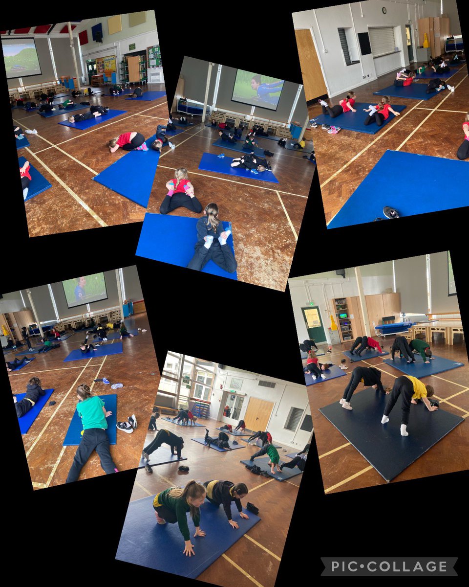 WideyWillow's tweet photo. Today we had a special treat and enjoyed some Easter yoga in the hall. 😍😍😍 https://t.co/VH7rjQRLPC