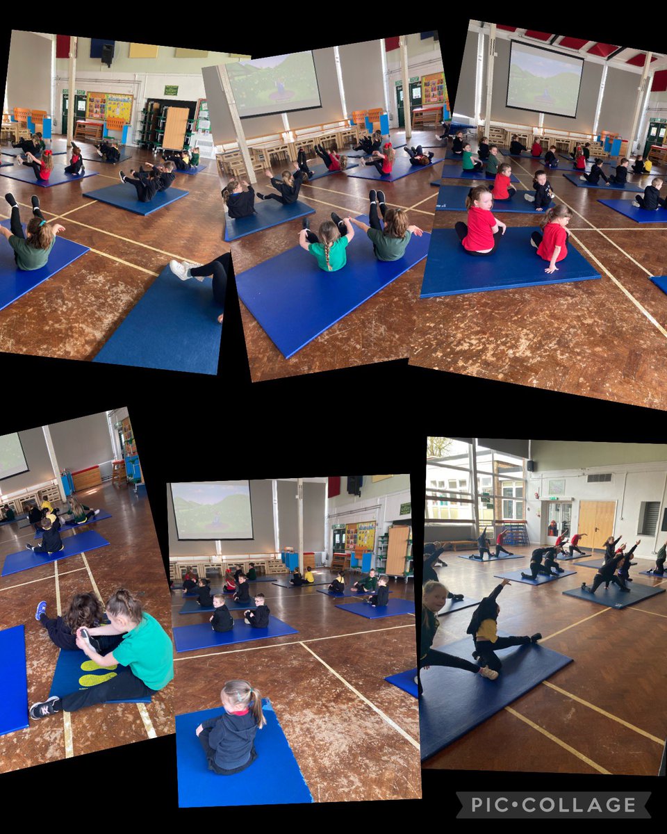 WideyWillow's tweet photo. Today we had a special treat and enjoyed some Easter yoga in the hall. 😍😍😍 https://t.co/VH7rjQRLPC
