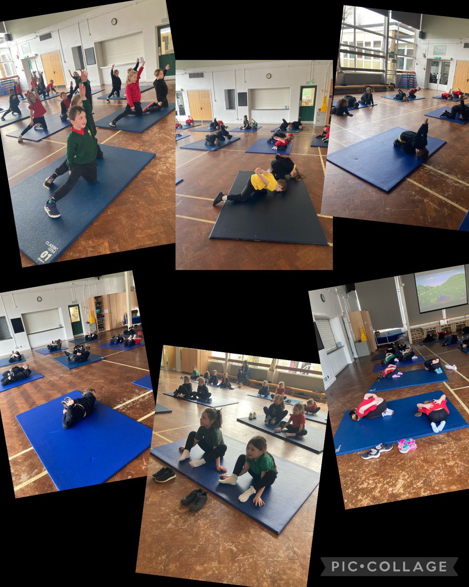 WideyWillow's tweet photo. Today we had a special treat and enjoyed some Easter yoga in the hall. 😍😍😍 https://t.co/VH7rjQRLPC