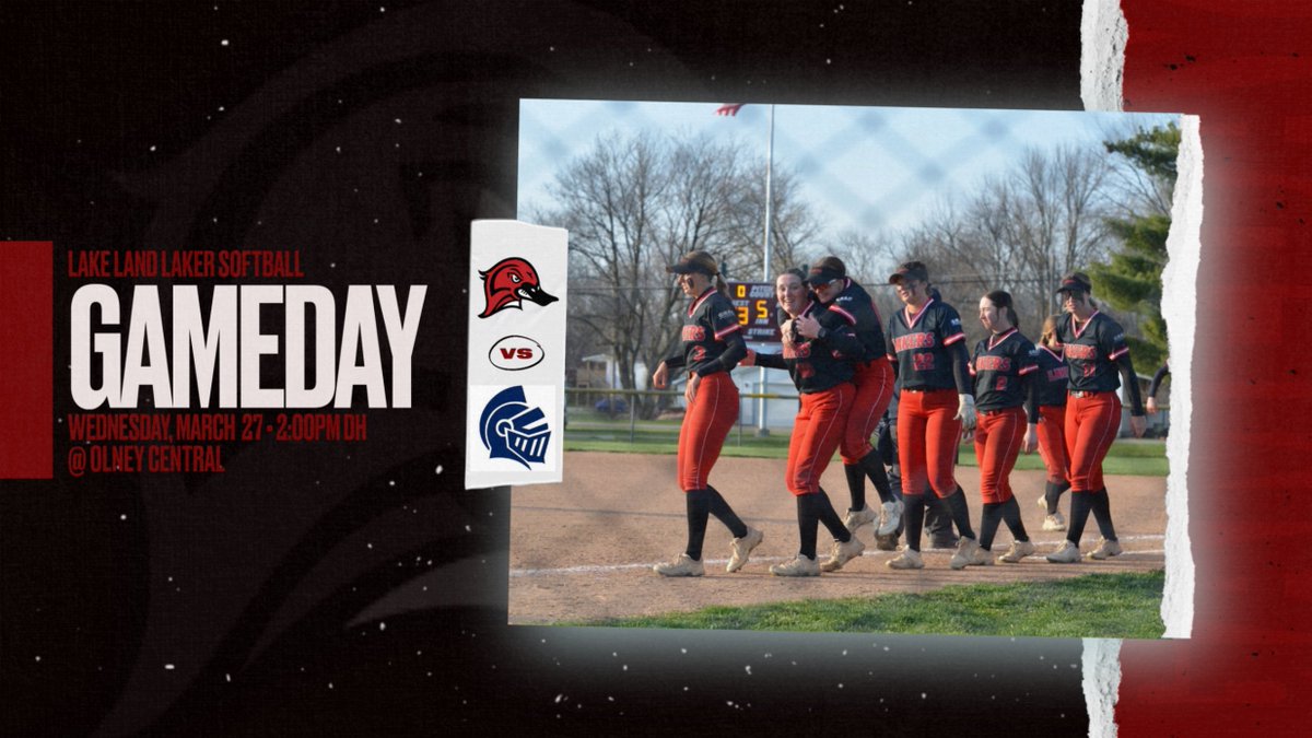 LLCAthletics's tweet photo. Lakers are on the road for an @GRACsports DH vs the Lady Nights of Olney Central College. 

@land_softball 

#OneFlock #LakerUp #PlayToWin https://t.co/4Rvp4FbufC