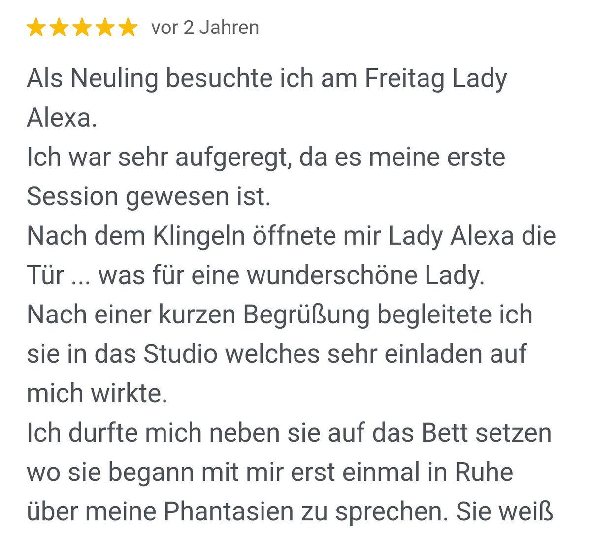 LadyAlexaX's tweet photo. Damals wie heute freue ich mich immer über positive Bewertungen von euch auf der Seite der Passion Factory 😉
#domina #dominanürnberg #bdsm #mistress #fetisch #fetischfranken #herrin #domimabayern #dominafranken #femdom #googlereview #smstudio #passionfactory #sadomaso https://t.co/jv4LQmEm3W