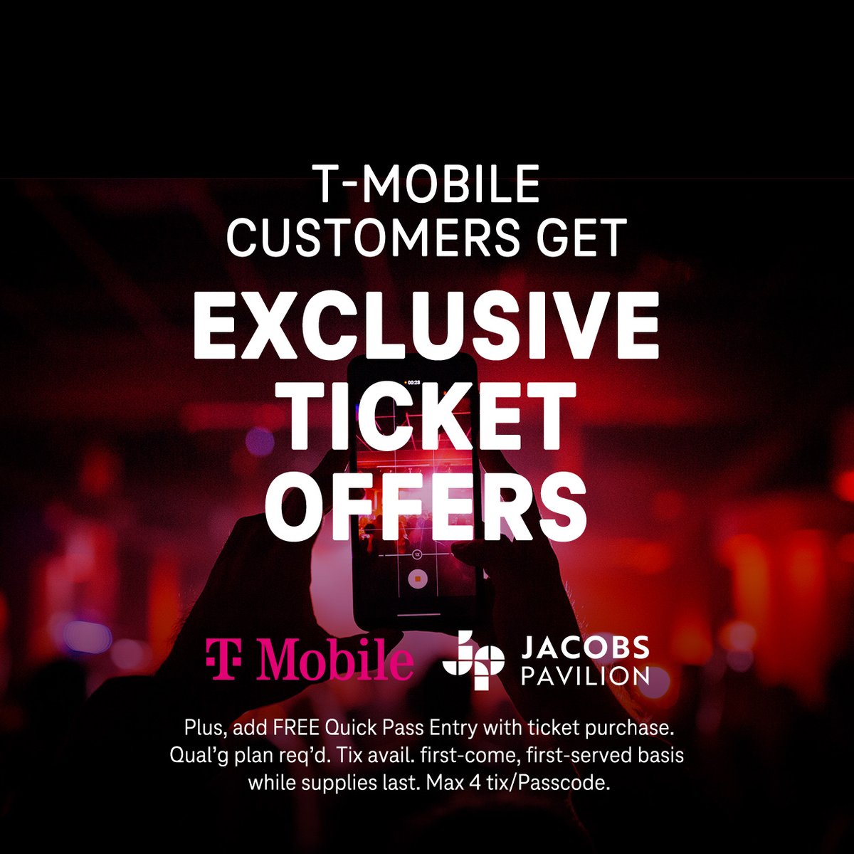 Skip with joy while skipping the line. @tmobile customers get exclusive ticket offers and Quick Pass for FREE 🤑 🔗: buff.ly/40Y20Ni